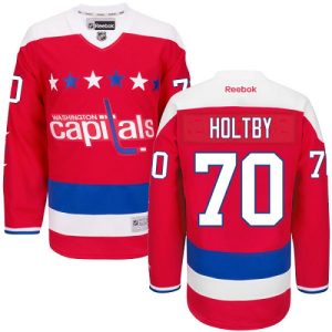 Herren Washington Capitals Eishockey Trikot Braden Holtby #70 Reebok Rot 3rd